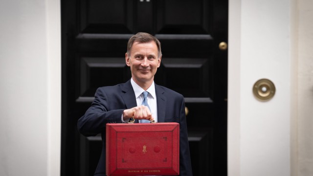 Article thumbnail: File photo dated 16/03/2023 of the Chancellor of the Exchequer, Jeremy Hunt, who took control of the nation's finances a year ago on Saturday, amid political chaos and turmoil in the financial markets caused by former prime minister Liz Truss's disastrous mini-budget. His appointment on October 14 last year saw him replace Kwasi Kwarteng, who was sacked after just five weeks in the job, followed swiftly by the resignation of Ms Truss after their aggressive tax-cutting policies crashed the pound, sent borrowing costs soaring and sparked a pension fund crisis. Issue date: Friday October 13, 2023. PA Photo. See PA story CITY Hunt. Photo credit should read: Stefan Rousseau/PA Wire