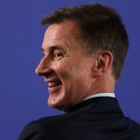 Article thumbnail: LONDON, ENGLAND - NOVEMBER 20: Britain's Chancellor of the Exchequer Jeremy Hunt waits for the start of a speech by the prime minister at a college in north London on November 20, 2023 in London, England. (Photo by Daniel Leal-WPA Pool/Getty Images)