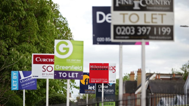 Article thumbnail: Embargoed to 0001 Monday September 10 File photo dated 15/04/17 of a variety of estate agent signs. Property MOT tests should be imposed on rented homes to make sure they are fit for purpose and tackle poor conditions, a report has urged. PRESS ASSOCIATION Photo. Issue date: Monday September 10, 2018. A review of the private rented sector in England by academics at the University of York argued current regulation of the private rented sector is confused. See PA story MONEY Rent. Photo credit should read: Yui Mok/PA Wire